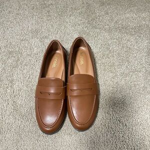 Kensie Women's Brown Leather Loafers